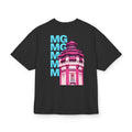 Mönchengladbach Wasserturm Neon Graphic Oversize Fit T-Shirt – Wear your City Kollektion | ORGNL Fabrics