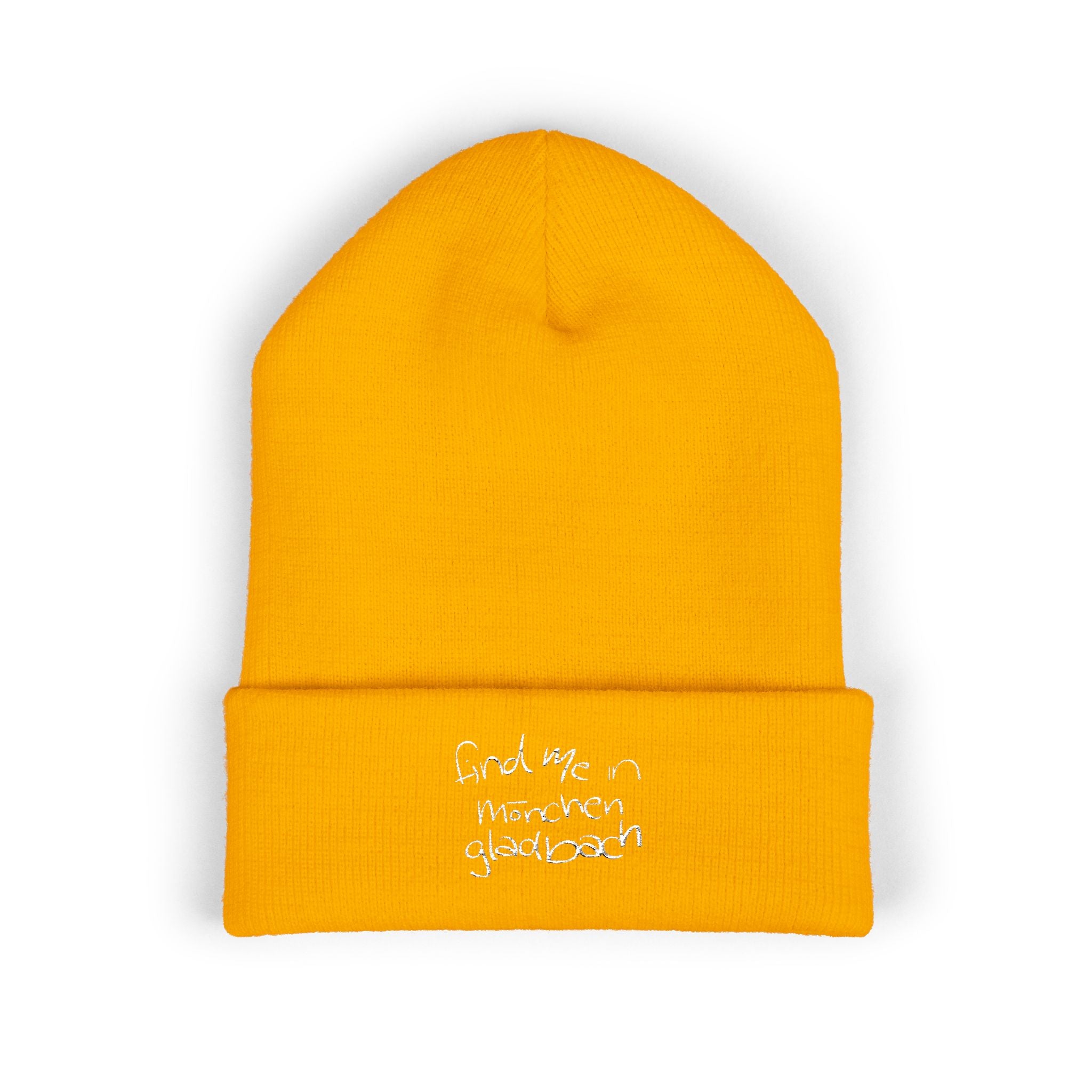 Find Me In Mönchengladbach Beanie – Wear your City Kollektion | ORGNL Fabrics