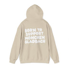 Born to Support Mönchengladbach Hoodie Backprint – Wear your City Kollektion | ORGNL Fabrics
