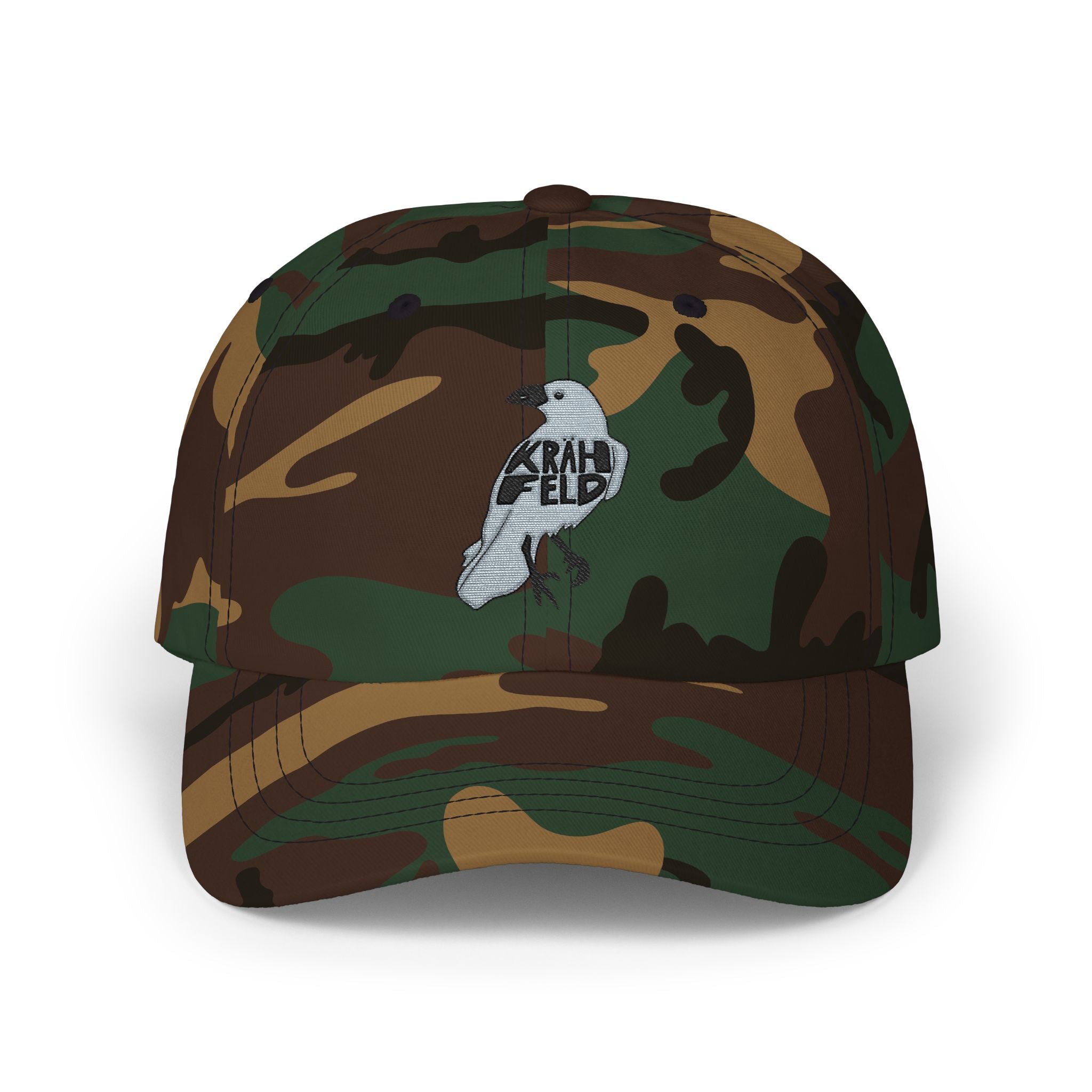 Krähfeld Raven Dad Cap — Bestickter Rabe | ORGNL Fabrics