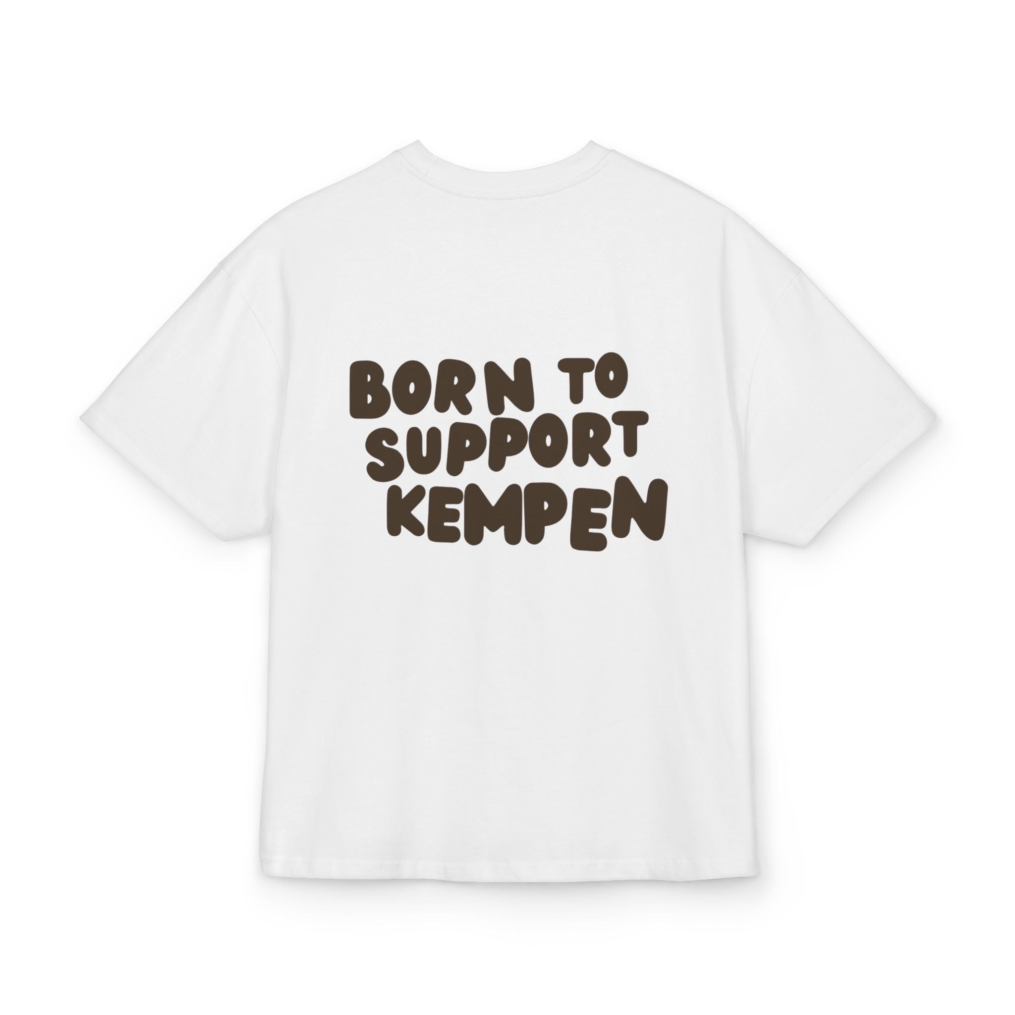 Born to Support Kempen Heavy Oversized T-Shirt Backprint – Wear your City Kollektion | ORGNL Fabrics
