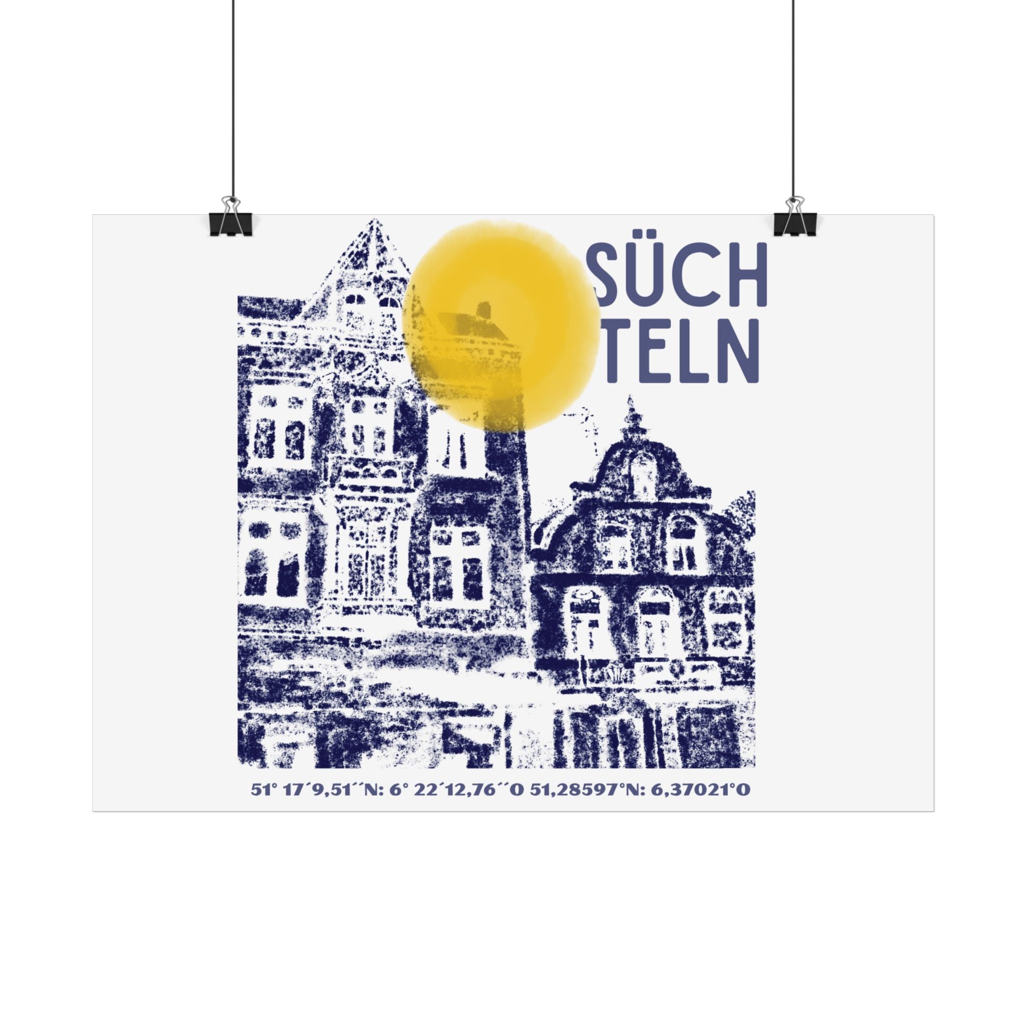 Viersen Süchteln Poster – Home & Living Kollektion | ORGNL Fabrics