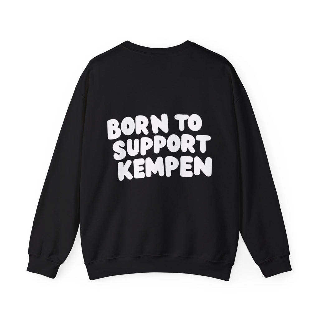 Born to Support Kempen Crewneck Sweater Backprint – Wear your City Kollektion | ORGNL Fabrics