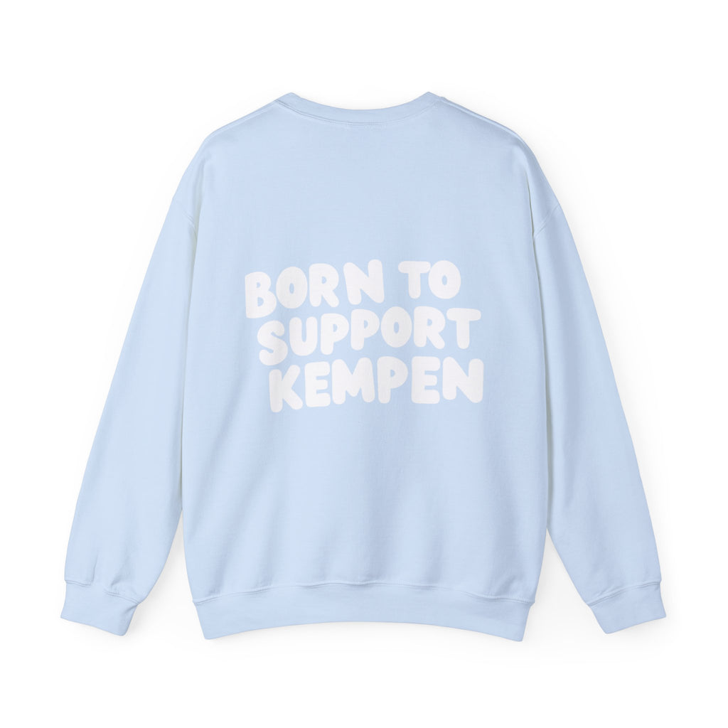 Born to Support Kempen Crewneck Sweater Backprint – Wear your City Kollektion | ORGNL Fabrics