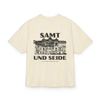 Samt & Seide Heavy Oversized T-Shirt Backprint – Wear your City Kollektion | ORGNL Fabrics