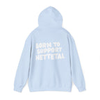 Born to Support Nettetal Hoodie Backprint – Wear your City Kollektion | ORGNL Fabrics