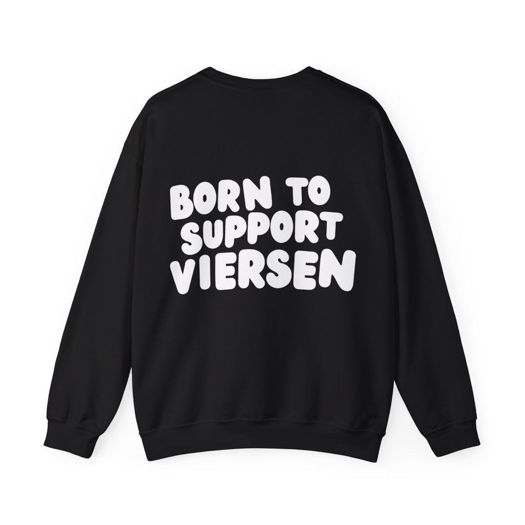 Born to Support Viersen Crewneck Sweater Backprint – Wear your City Kollektion | ORGNL Fabrics