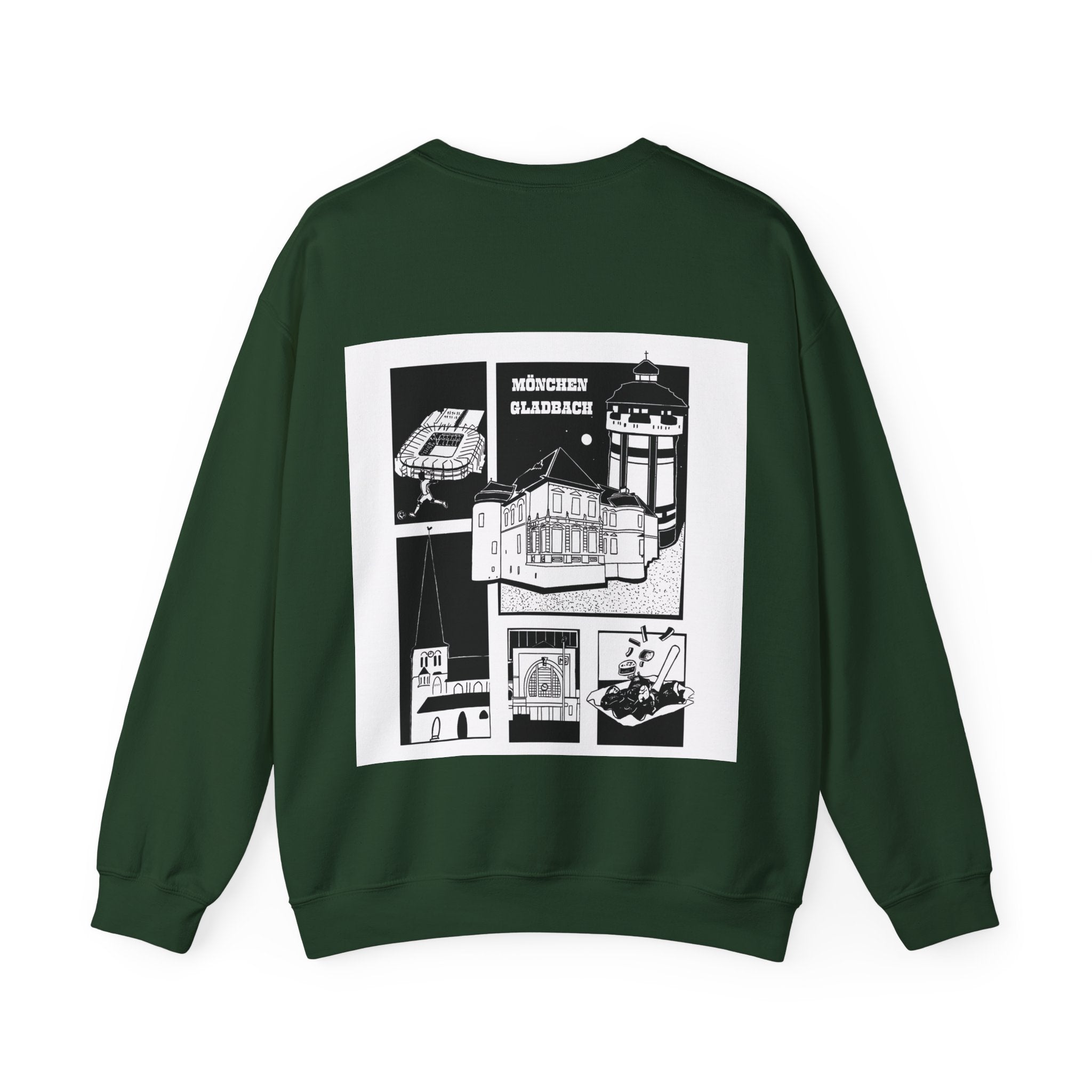 Mönchengladbach Stories Crewneck Sweater – Wear your City Kollektion | ORGNL Fabrics