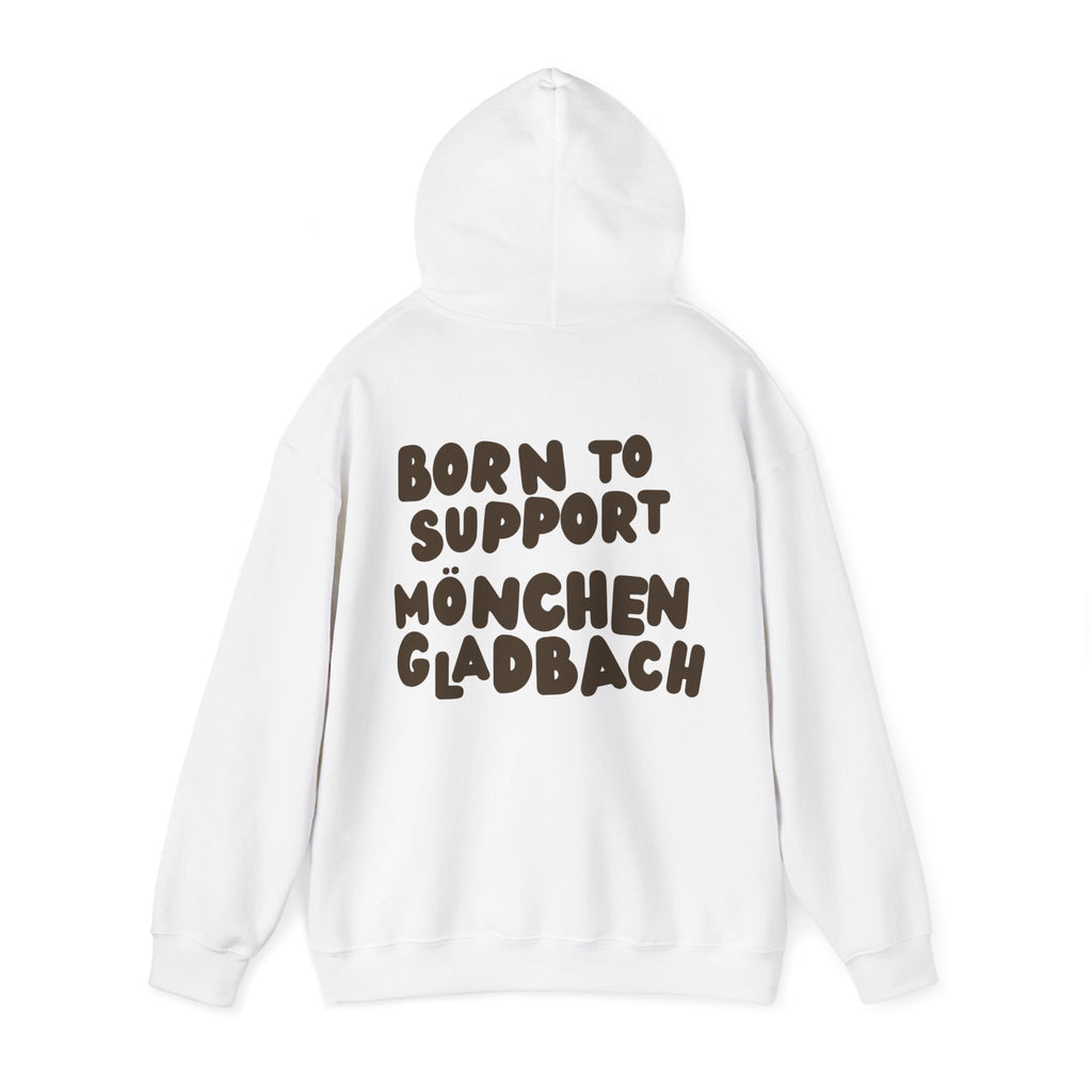 Born to Support Mönchengladbach Hoodie Backprint – Wear your City Kollektion | ORGNL Fabrics