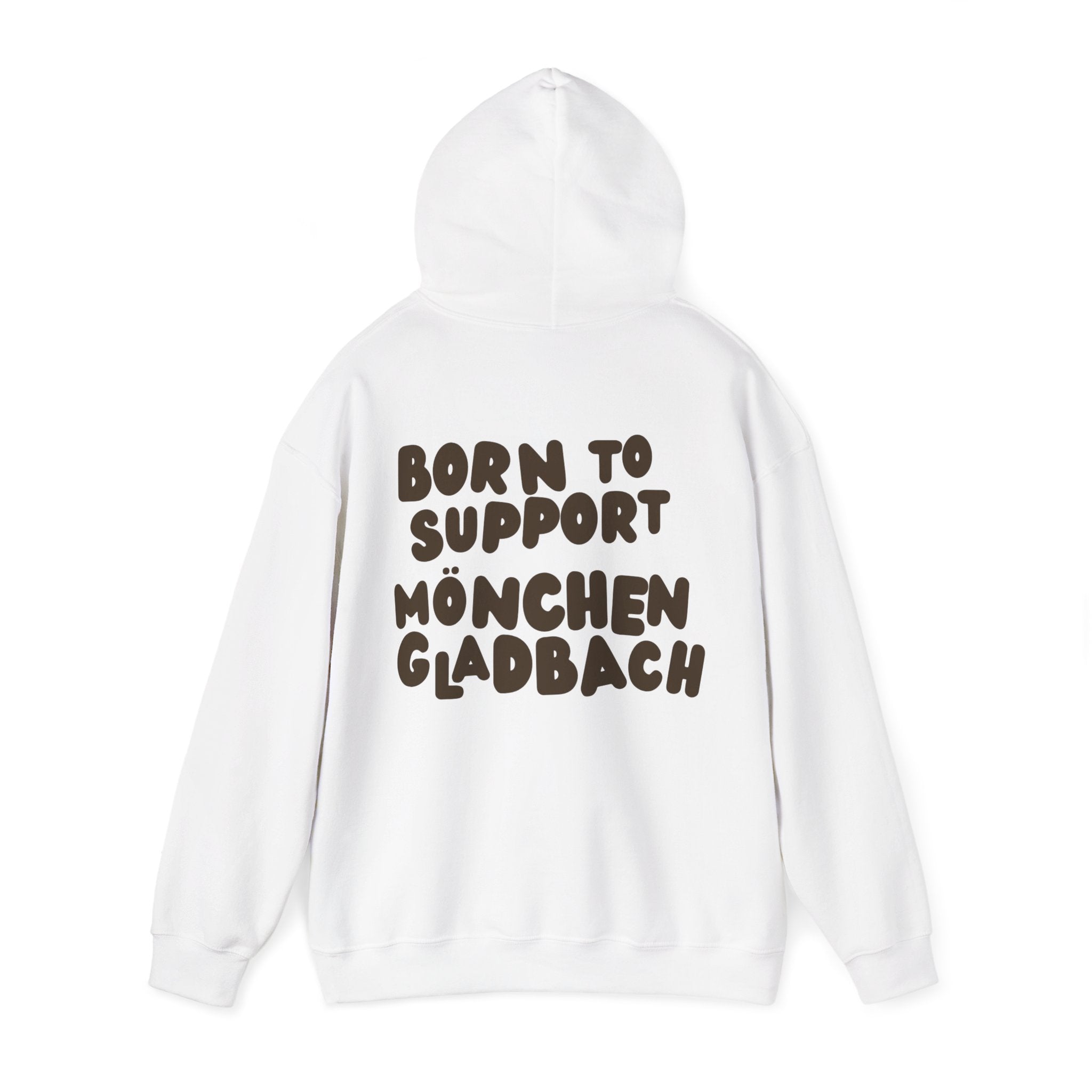 Born to Support Mönchengladbach Hoodie Backprint – Wear your City Kollektion | ORGNL Fabrics