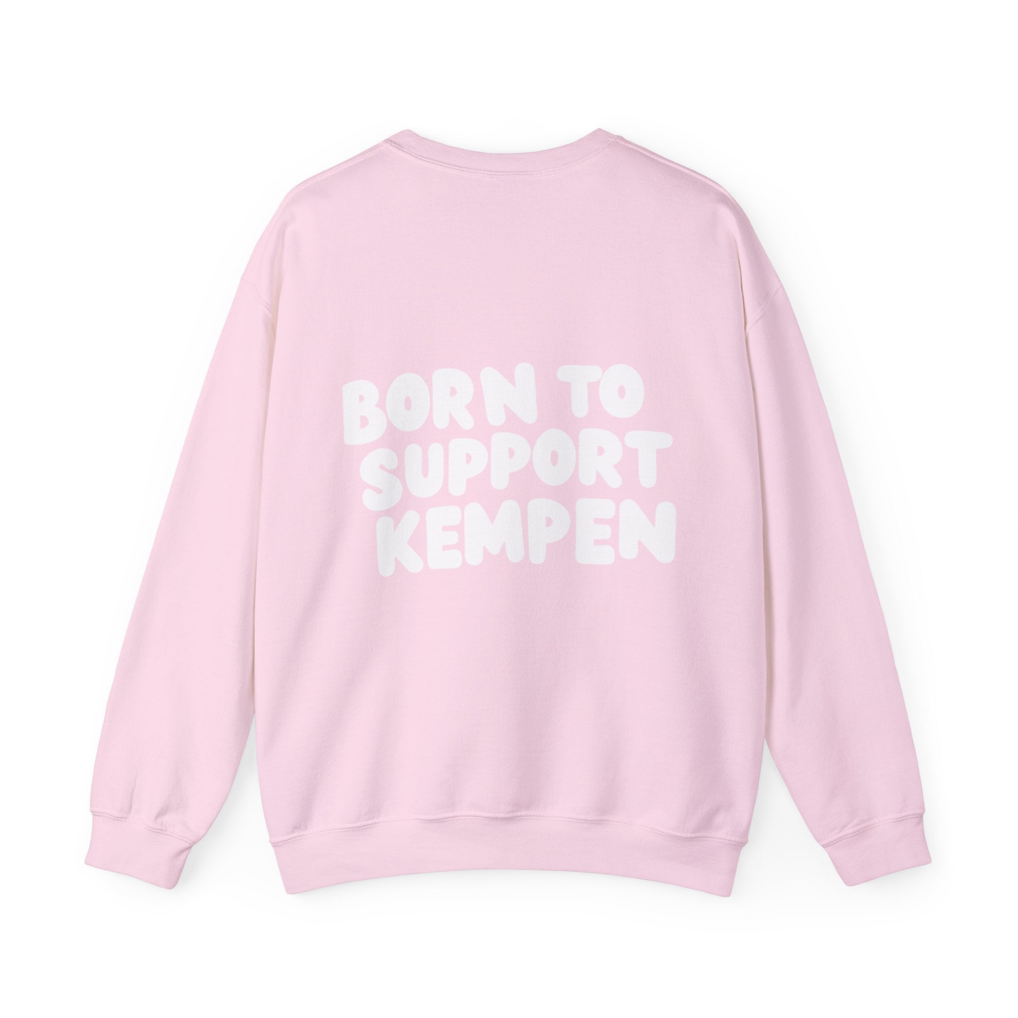Born to Support Kempen Crewneck Sweater Backprint – Wear your City Kollektion | ORGNL Fabrics