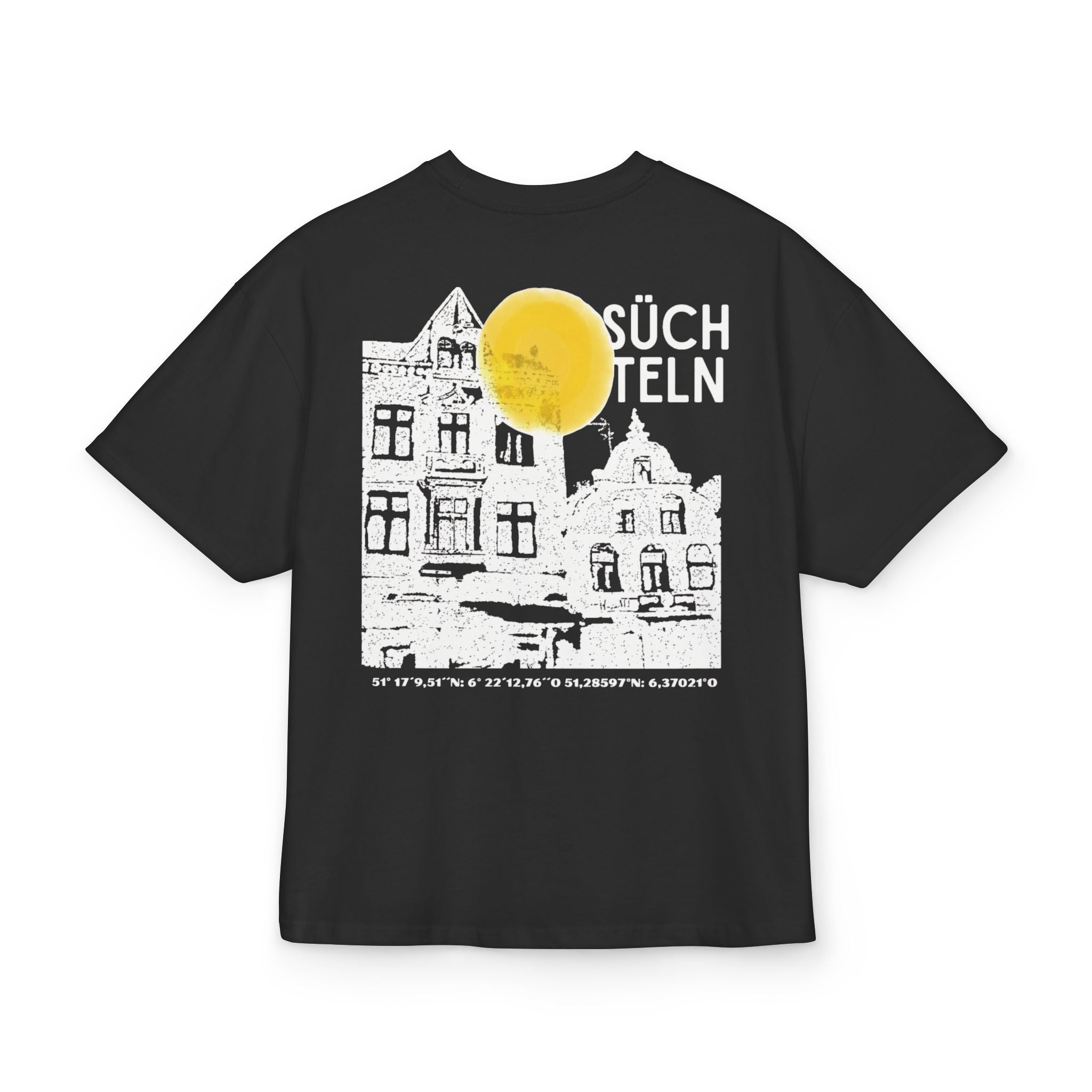 Viersen Süchteln Heavy Oversized T-Shirt Backprint – Wear your City Kollektion | ORGNL Fabrics