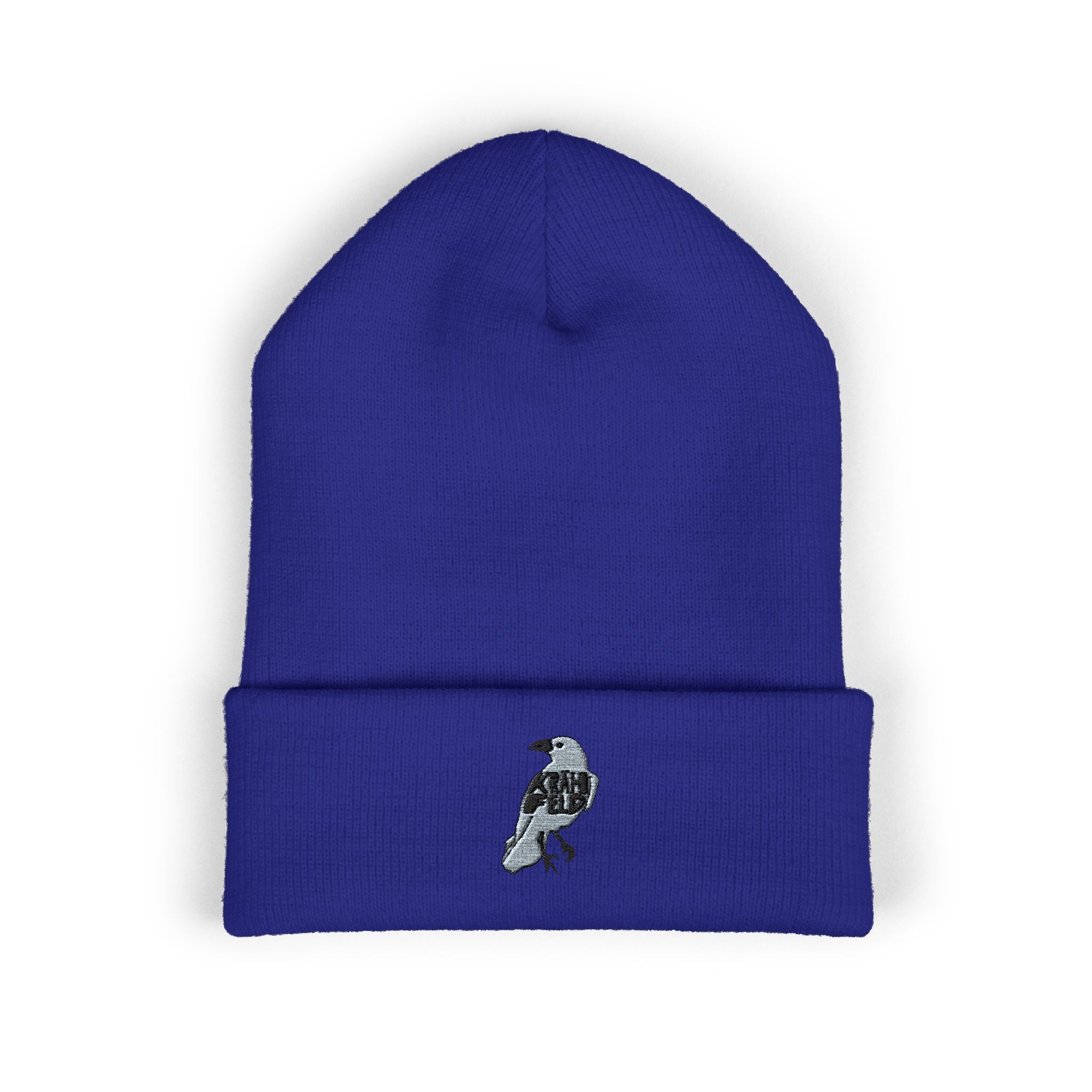 Krähfeld Raven Beanie — Bestickter Rabe | ORGNL Fabrics