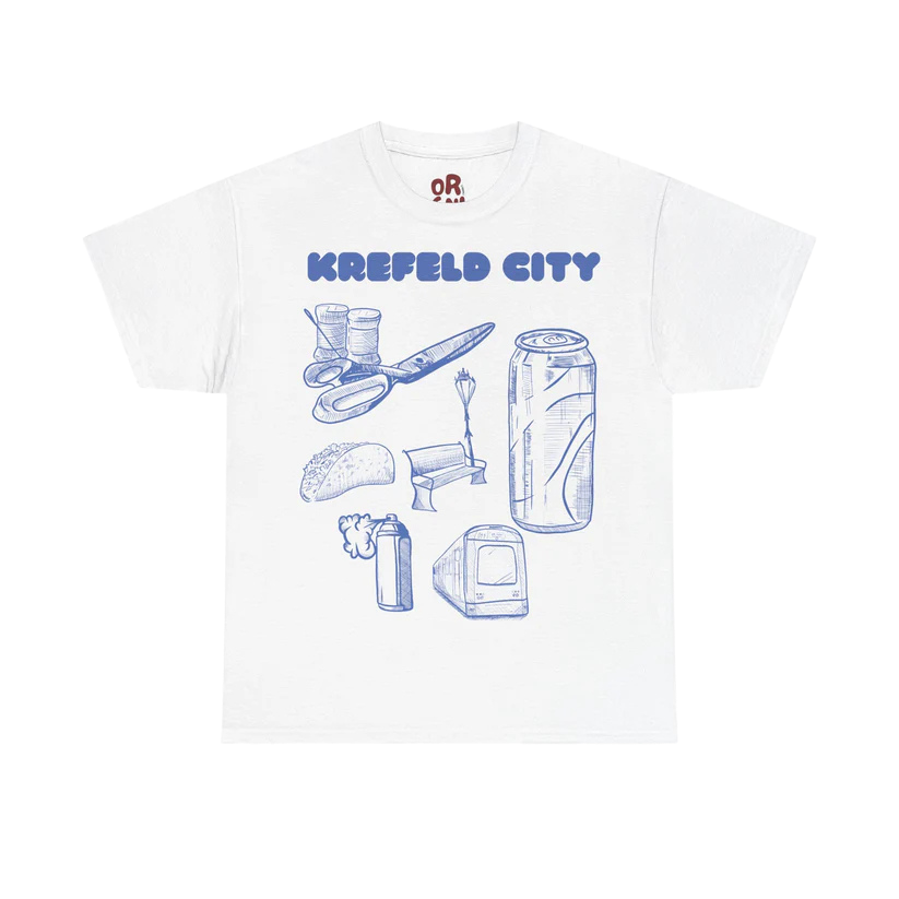 Krefeld City ICONS T-Shirt – Classic Fit Streetwear | ORGNL Fabrics