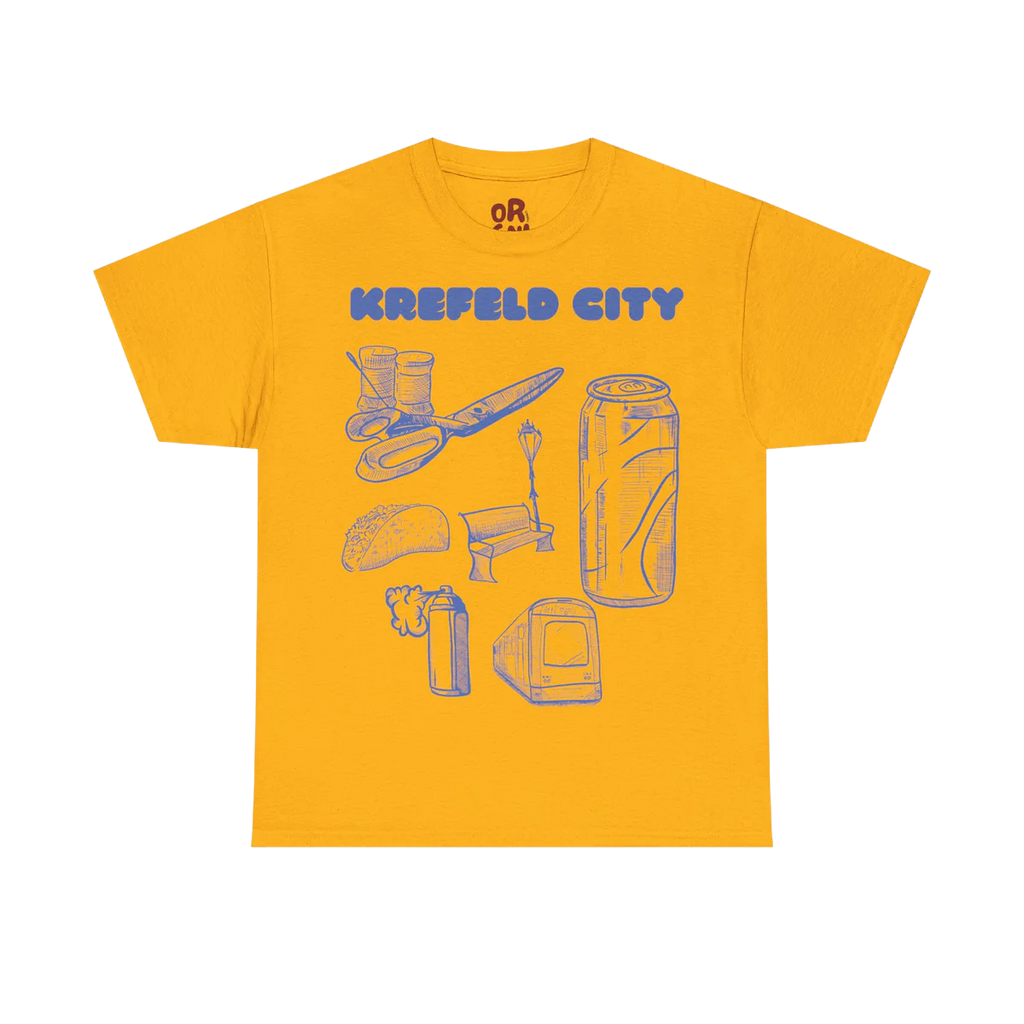 Krefeld City ICONS T-Shirt – Classic Fit Streetwear | ORGNL Fabrics