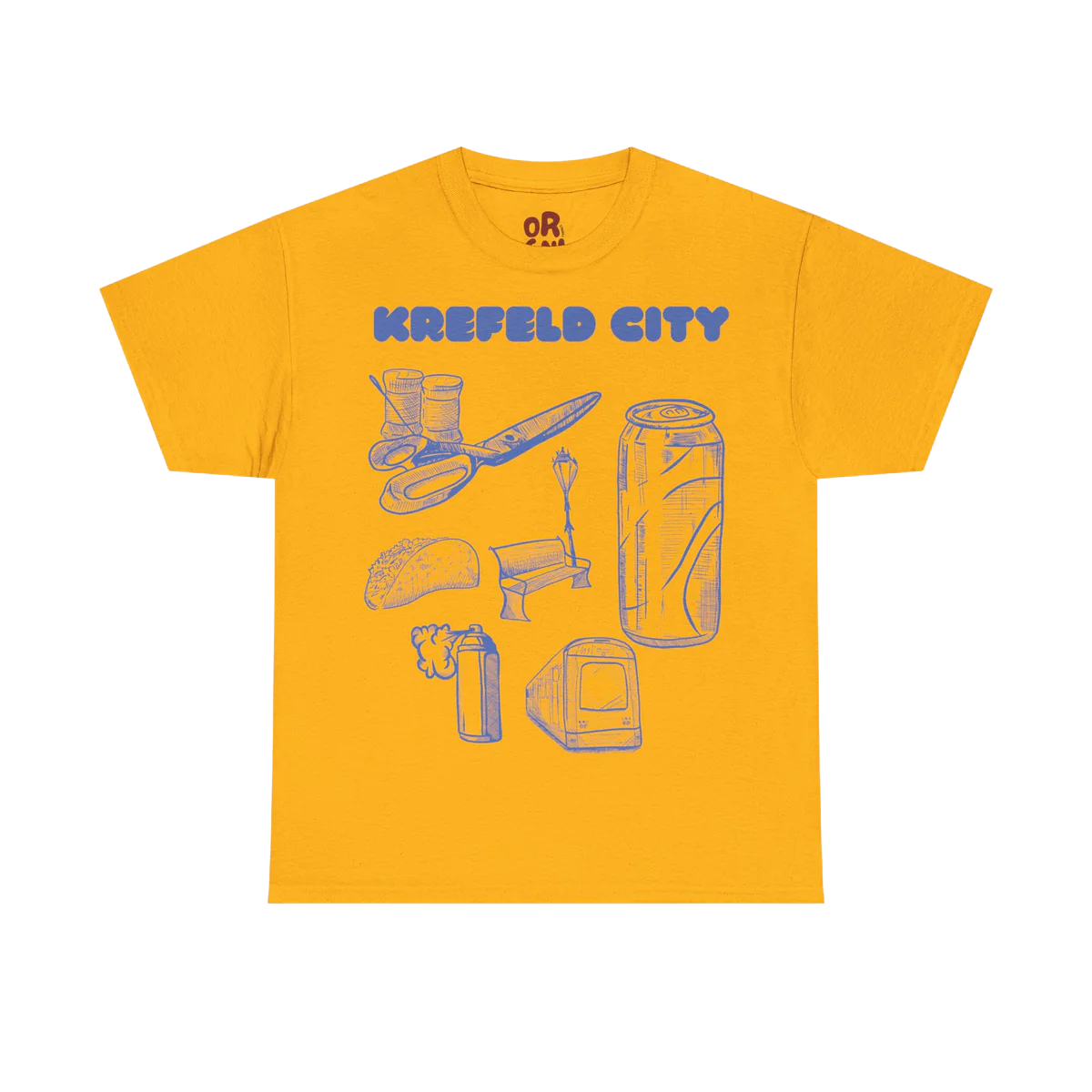 Krefeld City ICONS T-Shirt – Classic Fit Streetwear | ORGNL Fabrics