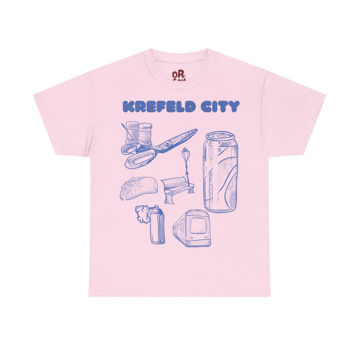 Krefeld City ICONS T-Shirt – Classic Fit Streetwear | ORGNL Fabrics