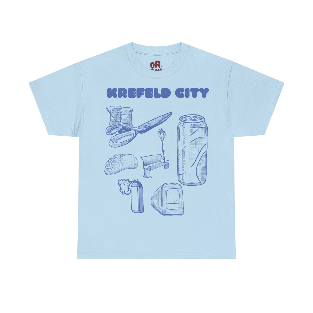 Krefeld City ICONS T-Shirt – Classic Fit Streetwear | ORGNL Fabrics