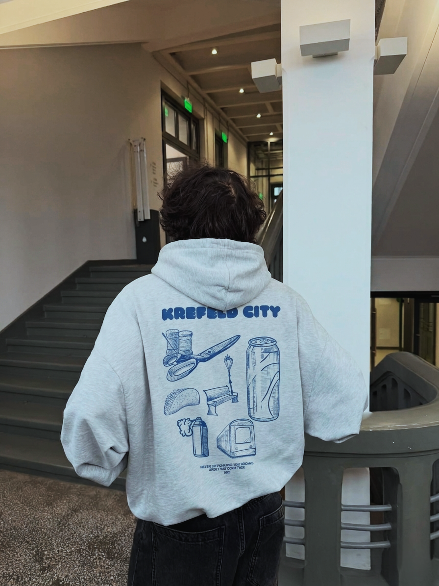 Krefeld City ICONS Hoodie – Oversized Streetwear Pullover | ORGNL Fabrics