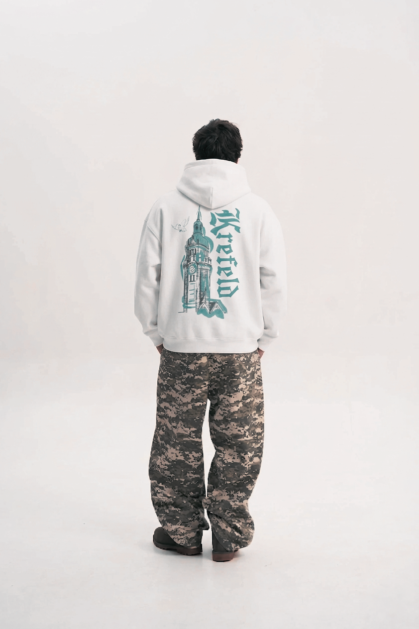 Krefeld HBF Tower Hoodie – Textile City Streetwear Pullover | ORGNL Fabrics