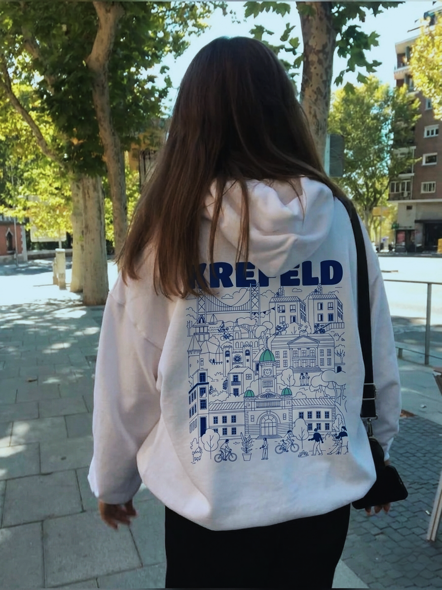 Krefeld Skyline Hoodie – Streetwear Pullover | ORGNL Fabrics