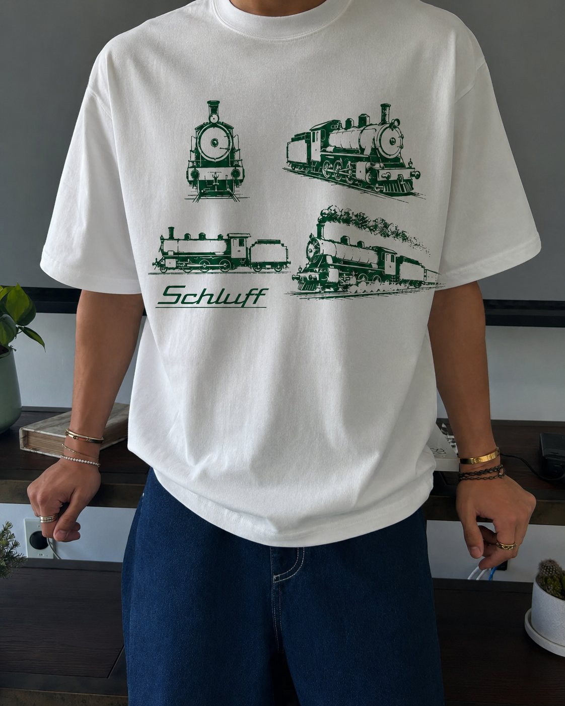 Krefeld Schluff Vintage Look T-Shirt Frontprint – Wear your City Kollektion | ORGNL Fabrics